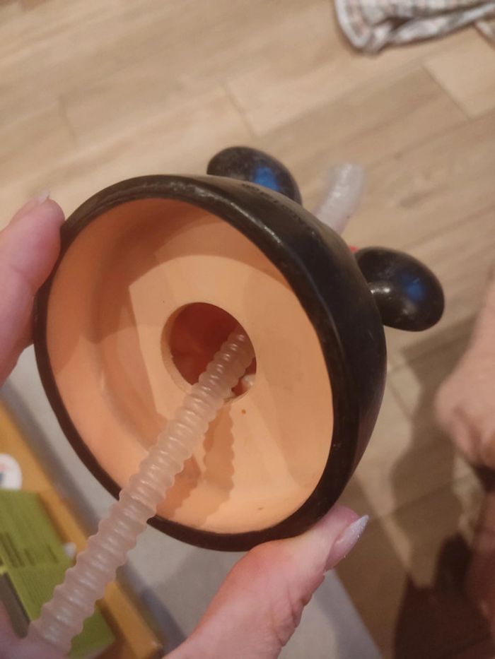 Dessus de gobelet Disney Minnie avec paille vintage - photo numéro 4