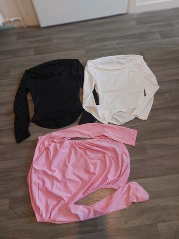 3 sweat longue manche taille M
