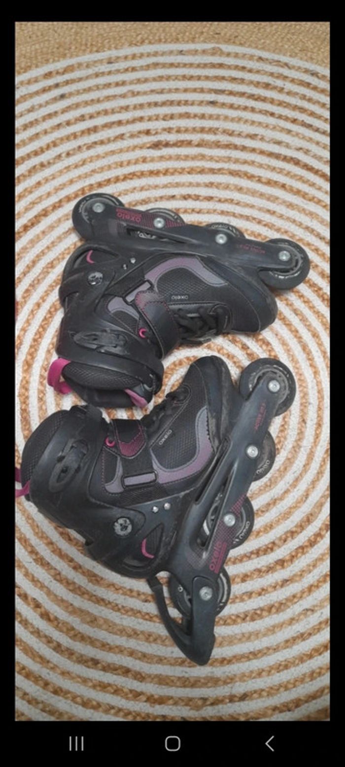 Roller en ligne Oxelo et casque - photo numéro 6