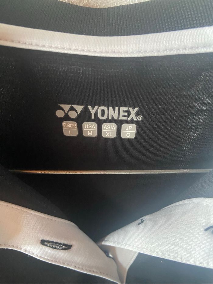 Polo noir Yonex femme Taille L - photo numéro 2