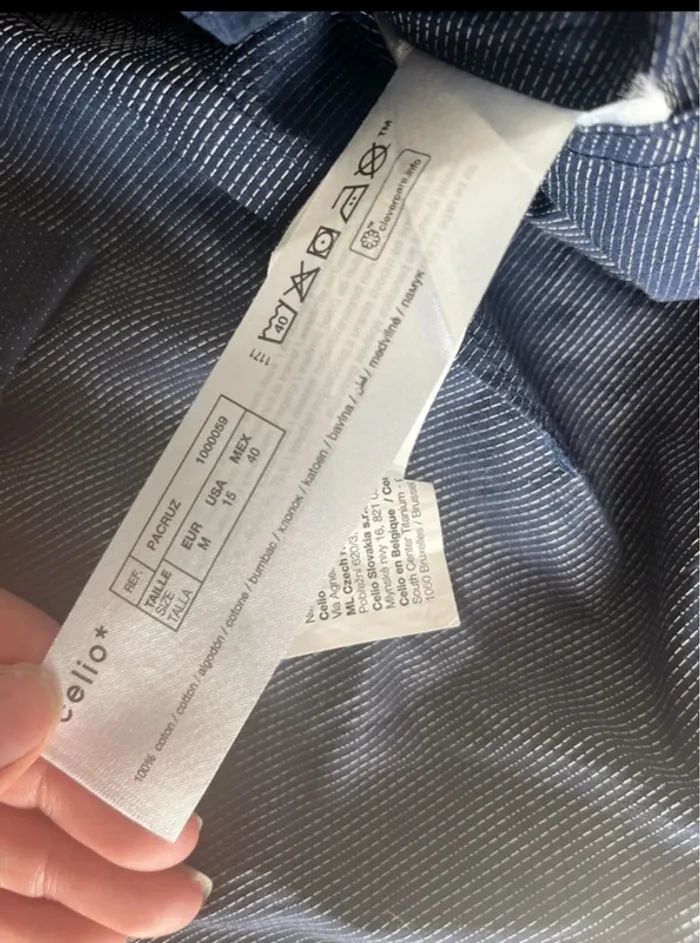 Chemise bleu homme 👔 - photo numéro 4