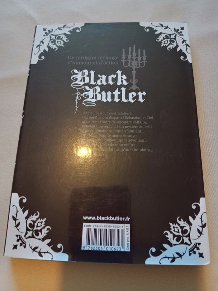 Manga black buttler tome 6 - photo numéro 2