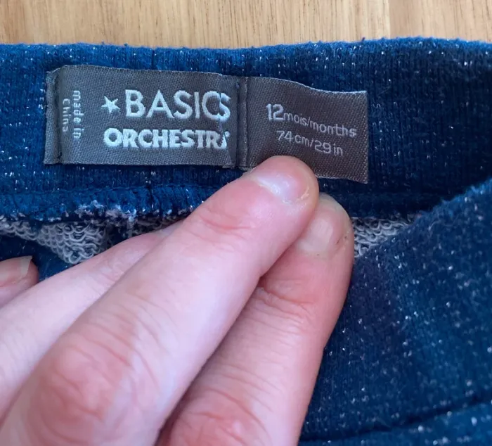 Pantalon bleu et argenté orchestra - photo numéro 5