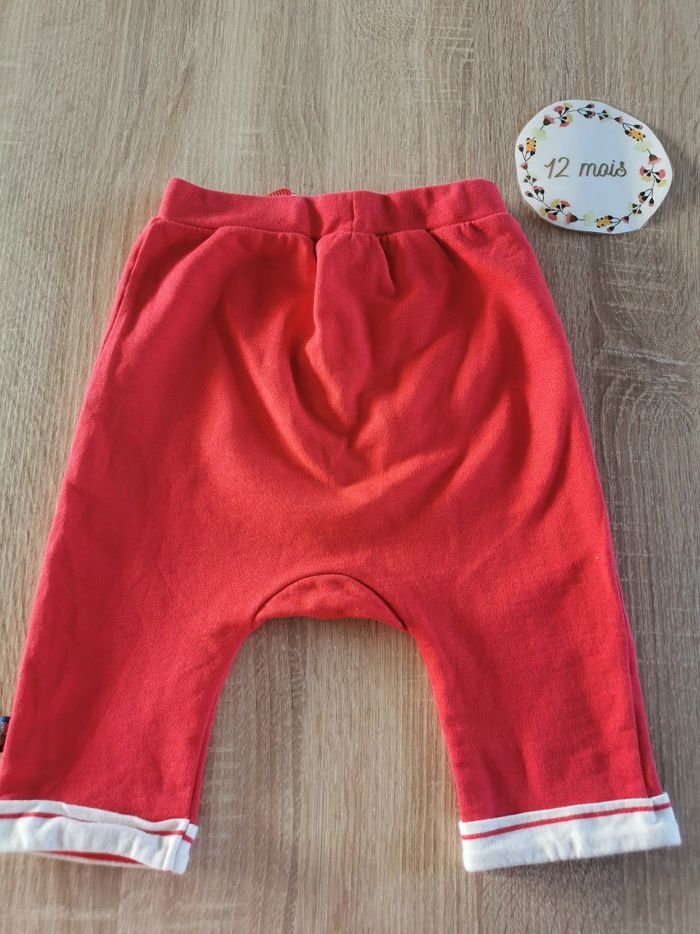 Ensemble bébé fille 12mois pantalon et t-shirts manches longues sergent major et boutchou tbe - photo numéro 4