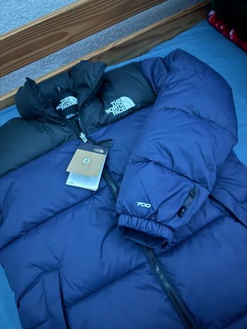 Doudoune the north face bleu