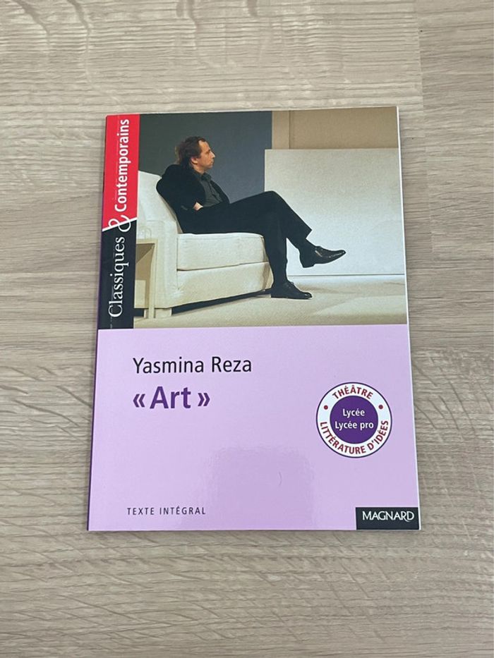 Livre Art de Yasmina Reza