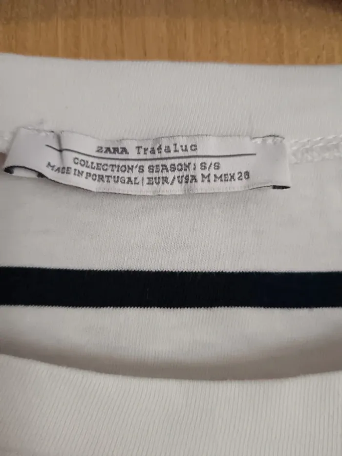 Tee-shirt marinière Zara patch - photo numéro 4