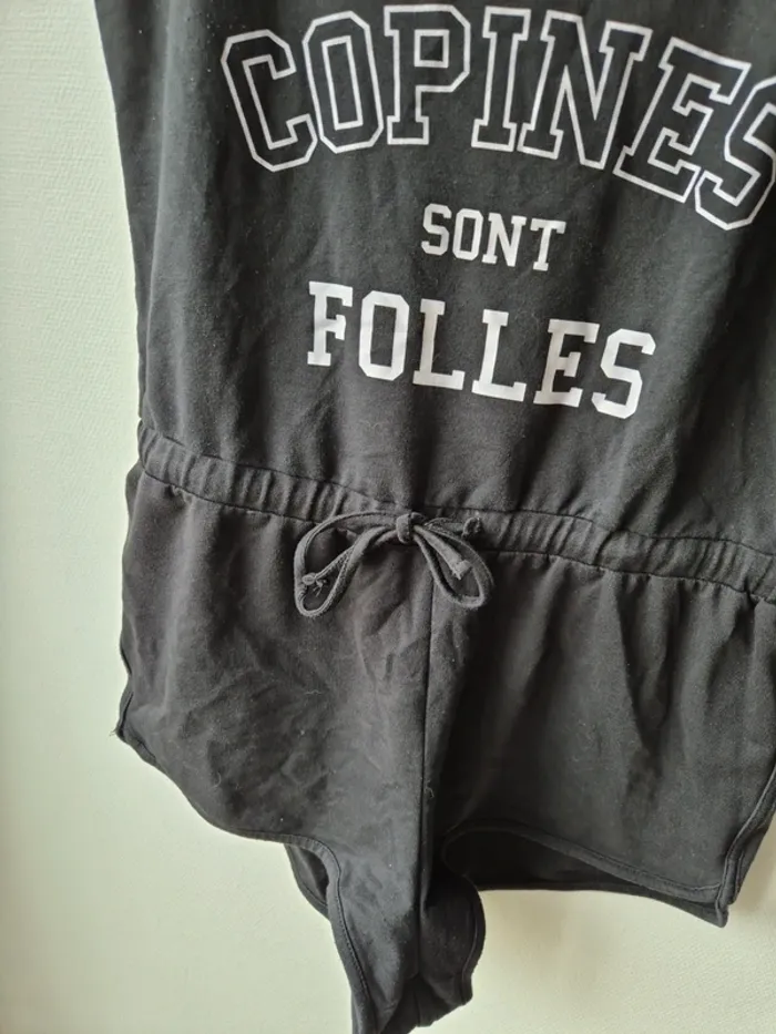 combishort a bretelles mes copines sont folles undiz - photo numéro 3