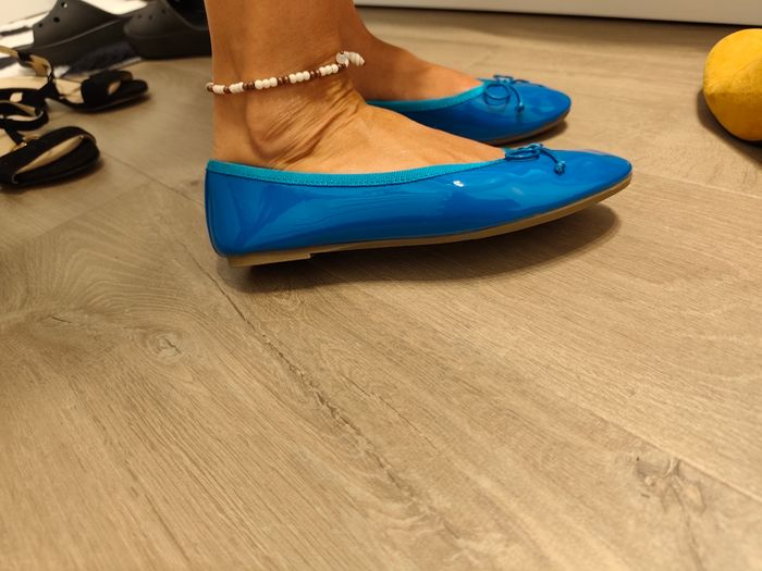 Ballerines femme 36 bleu électrique - photo numéro 2
