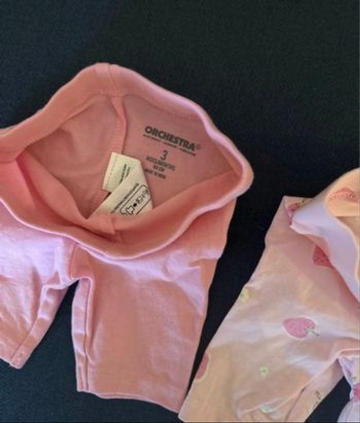 Lot de 2 leggings bébé fille - photo numéro 2
