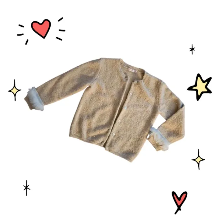 Gilet pailleté taille 4 ans - photo numéro 2