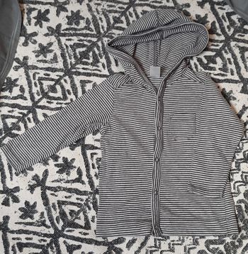Gilet zip capuche 9/12M