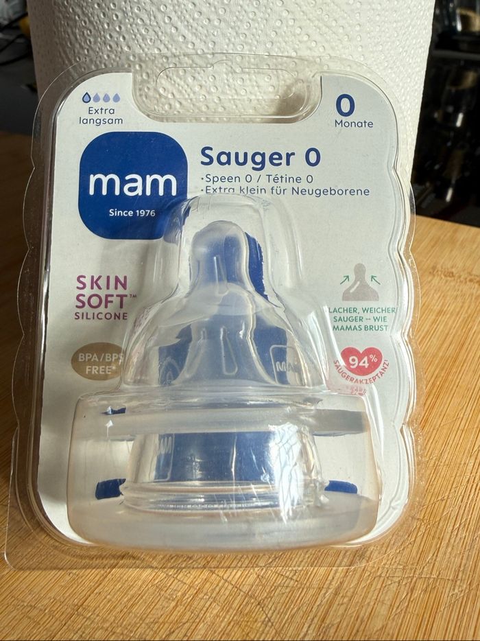 Tétine biberon mam