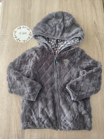 Veste chaude à capuche fille 4 ans orchestra tbe
