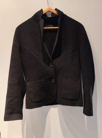 Blazer ZAPA Noir - 80% Laine & Angora - Chic & Douillet - T38 prix négociable