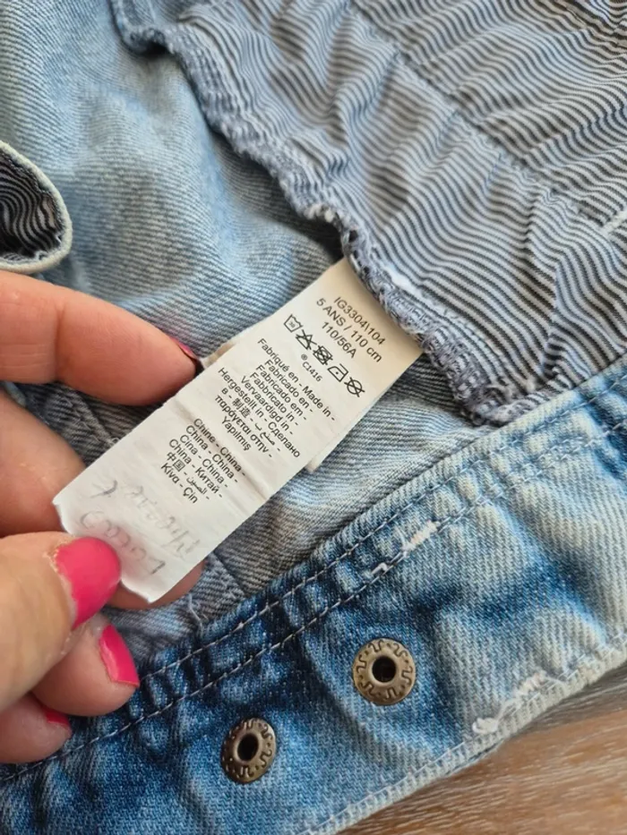 Orchestra blouson en jeans taille 5 ans - photo numéro 6