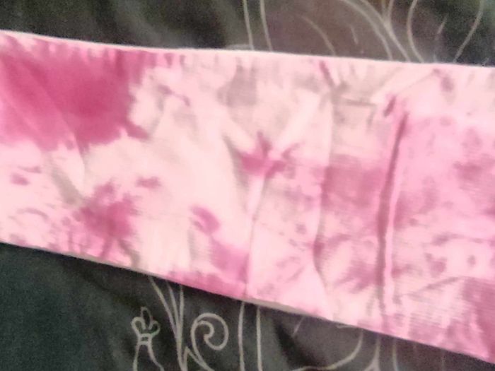 ECHARPE CAPUCHE ROSE TIE AND DYE - photo numéro 2