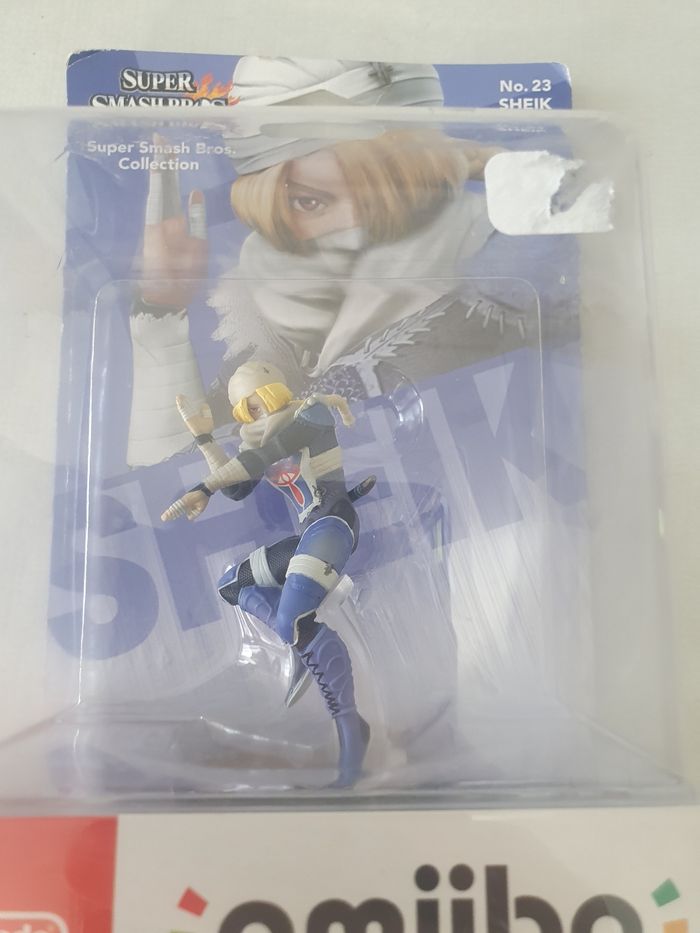 Amiibo Sheik, super smash bros 23. First print - photo numéro 2