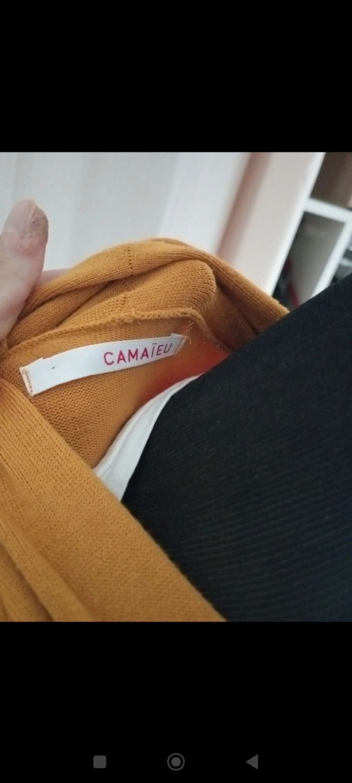 Gilet moutarde - photo numéro 7