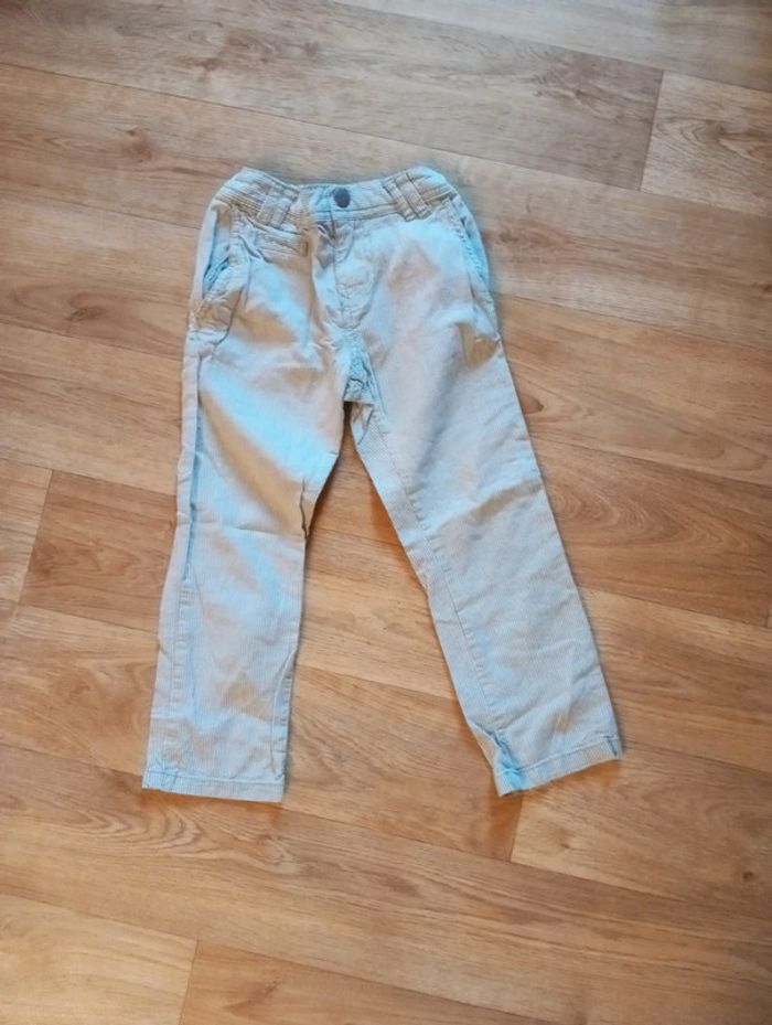 Pantalon a rayures garçon 4ans
