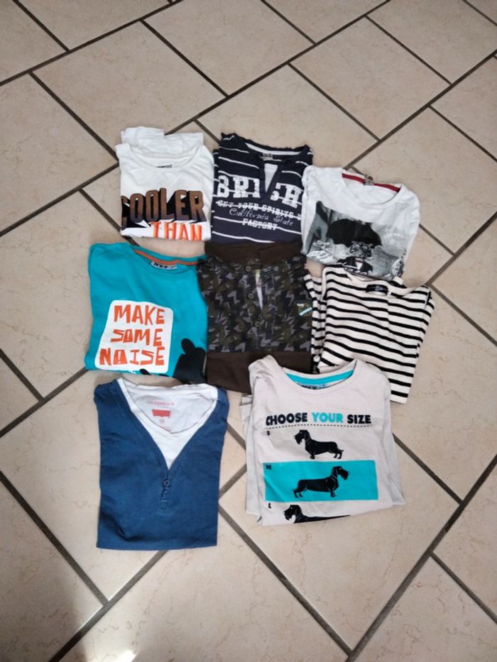 Lot de 7 maillots manches longues