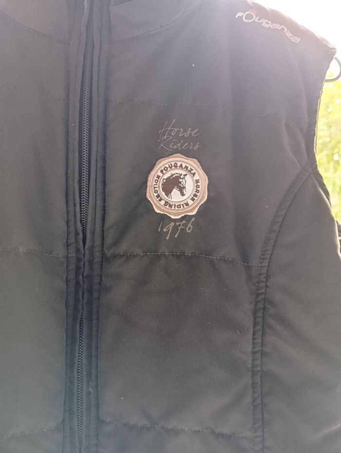 Veste sans manche marron équitation - photo numéro 3