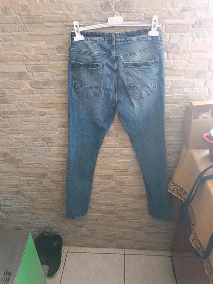 Jean slim bleu Kiabi S - photo numéro 3