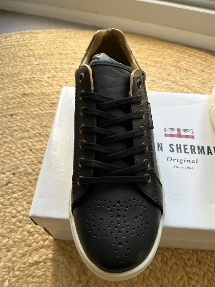 Sneakers homme Ben Sherman 42 cuir noir