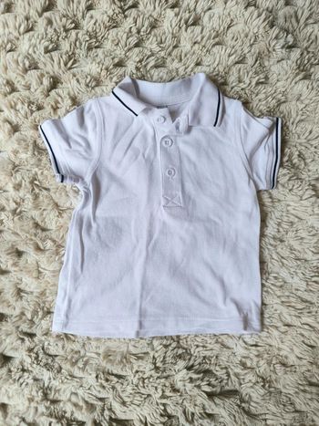 Polo blanc 6 mois