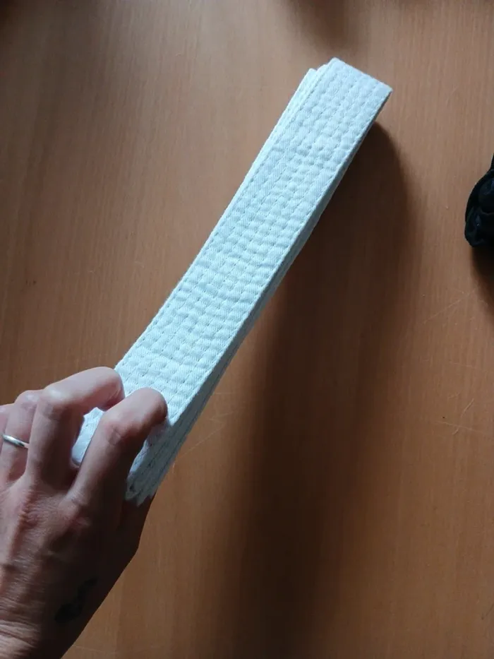 Ceinture blanche 220cm adidas - photo numéro 4