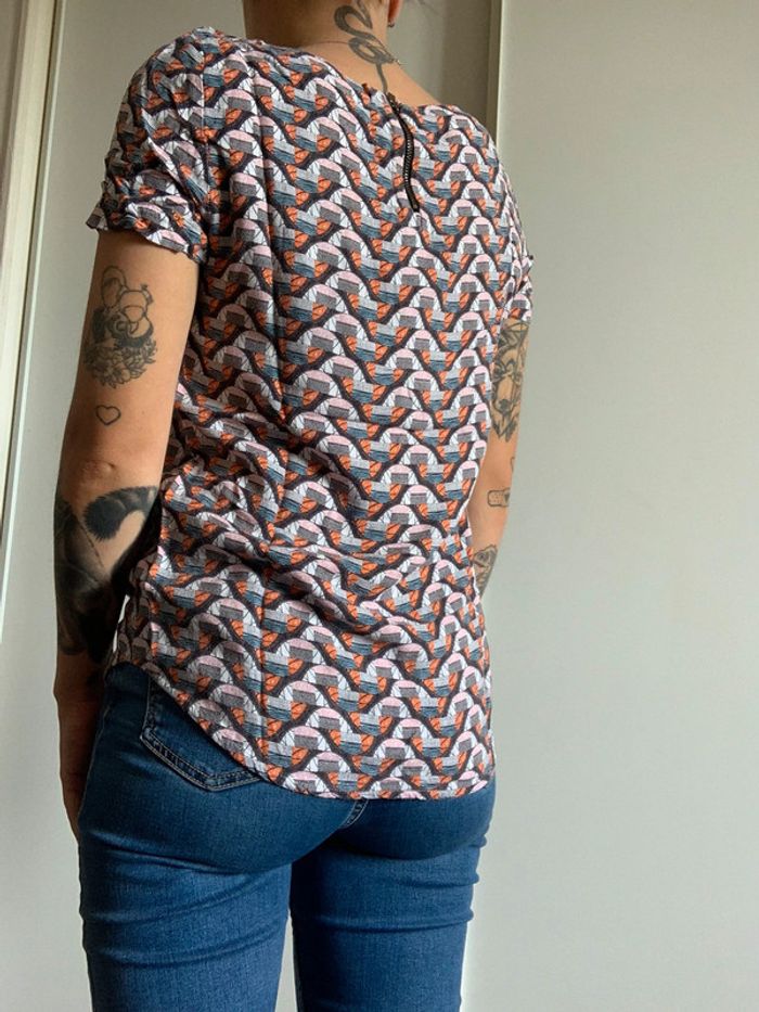 Blouse Promod géométrique taille 36 s - photo numéro 2