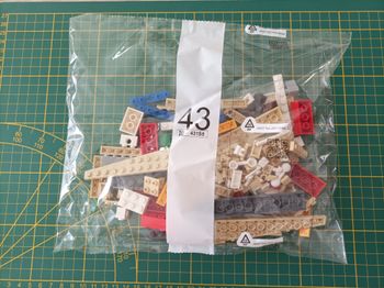 Sachet numéro 43 n°43 complet pour le set Lego Icons 10294 Le Titanic