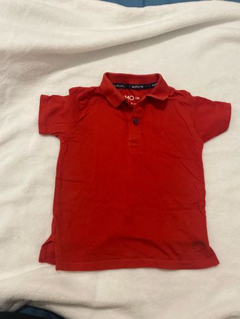 Polo rouge 12-18 mois