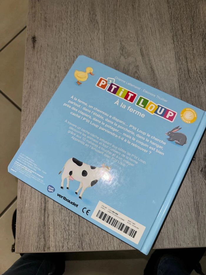 Livre p'tit loup à la ferme auzou éveil verbaudet - photo numéro 2