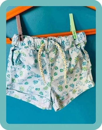 Joli short taille ajustable 12 mois garçon Sergent major