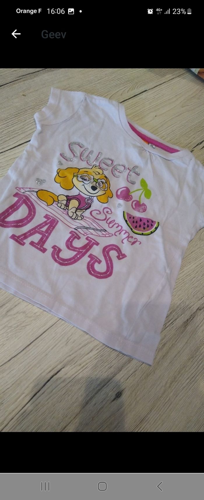 Lots t shirts  fille disney - photo numéro 8