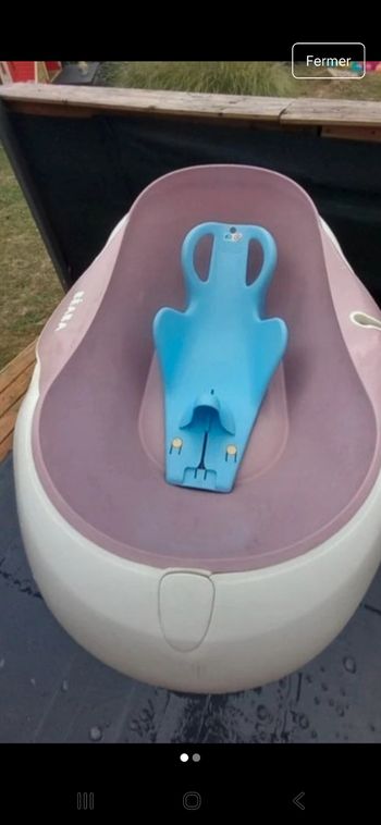 Baignoire beaba + transat