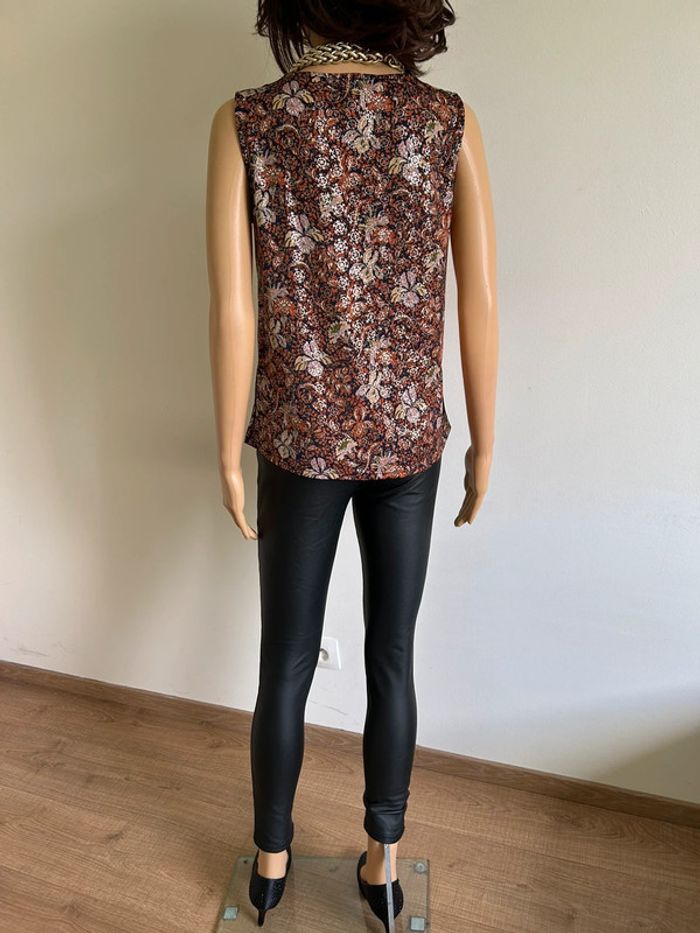 Blouse imprimée sans manches Morgan taille S jamais portée - photo numéro 9
