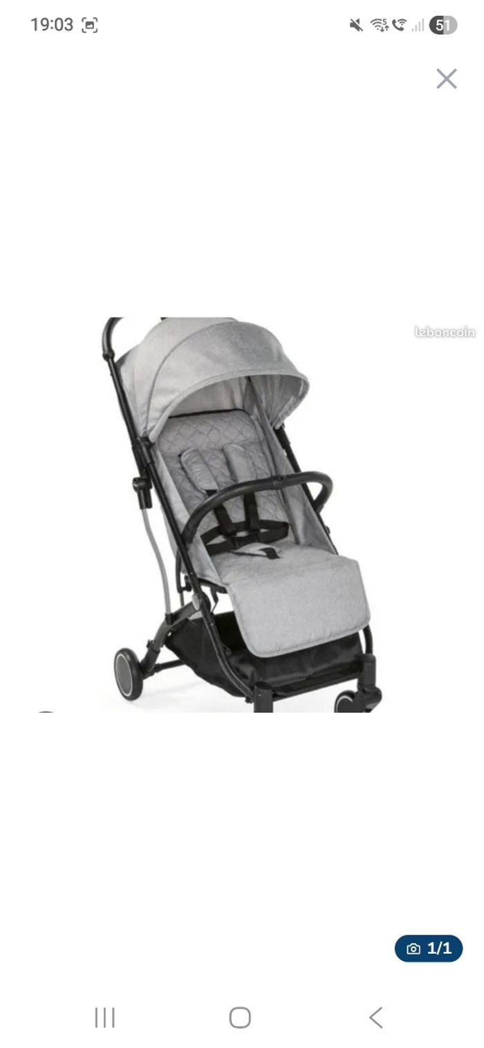 Poussette canne chicco