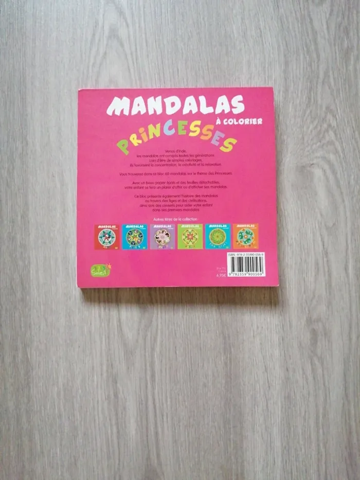 Livre coloriage mandalas / thème princesses - photo numéro 4