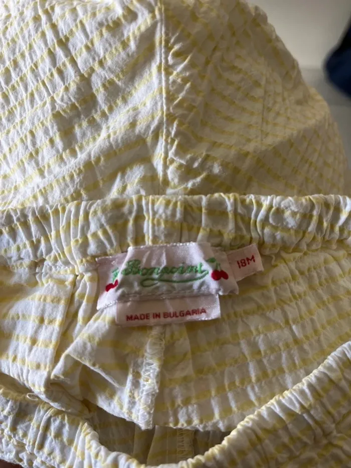 Short Bonpoint jaune enfant - photo numéro 3