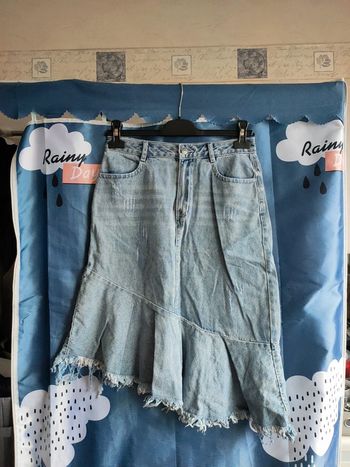 Jupe en jean mi-longue