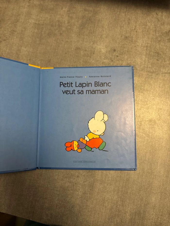 Livre petit lapin blanc veut sa maman - photo numéro 2