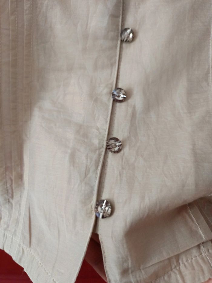 Blouse HK2028 soie/coton t.XL - photo numéro 3
