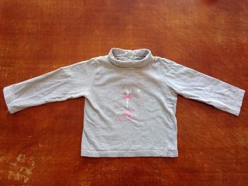 Sous pull fille 80 cm (12 mois)
