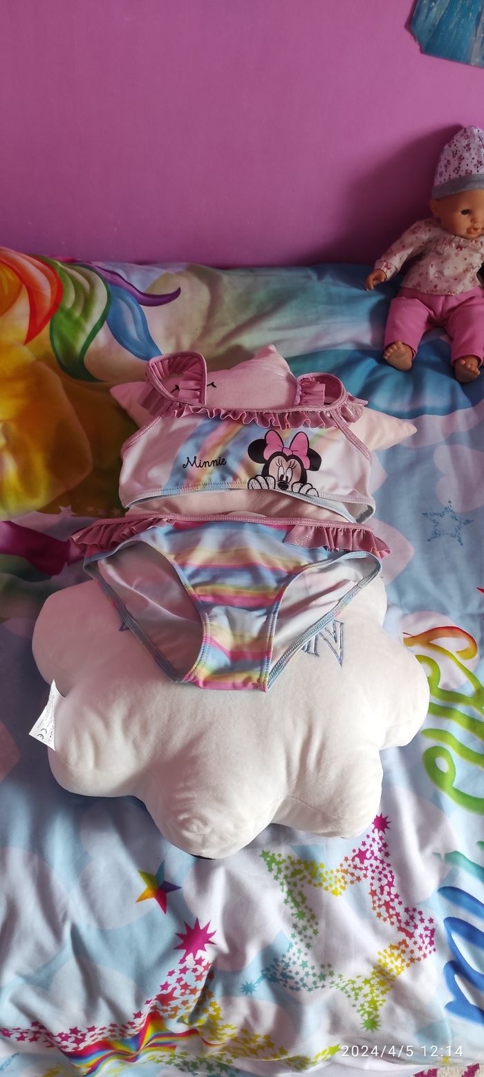 Maillot de bain 2 pièces Minnie Disney 12 ans