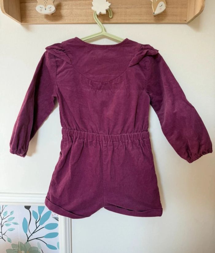 Combi short velours 36 mois - photo numéro 2