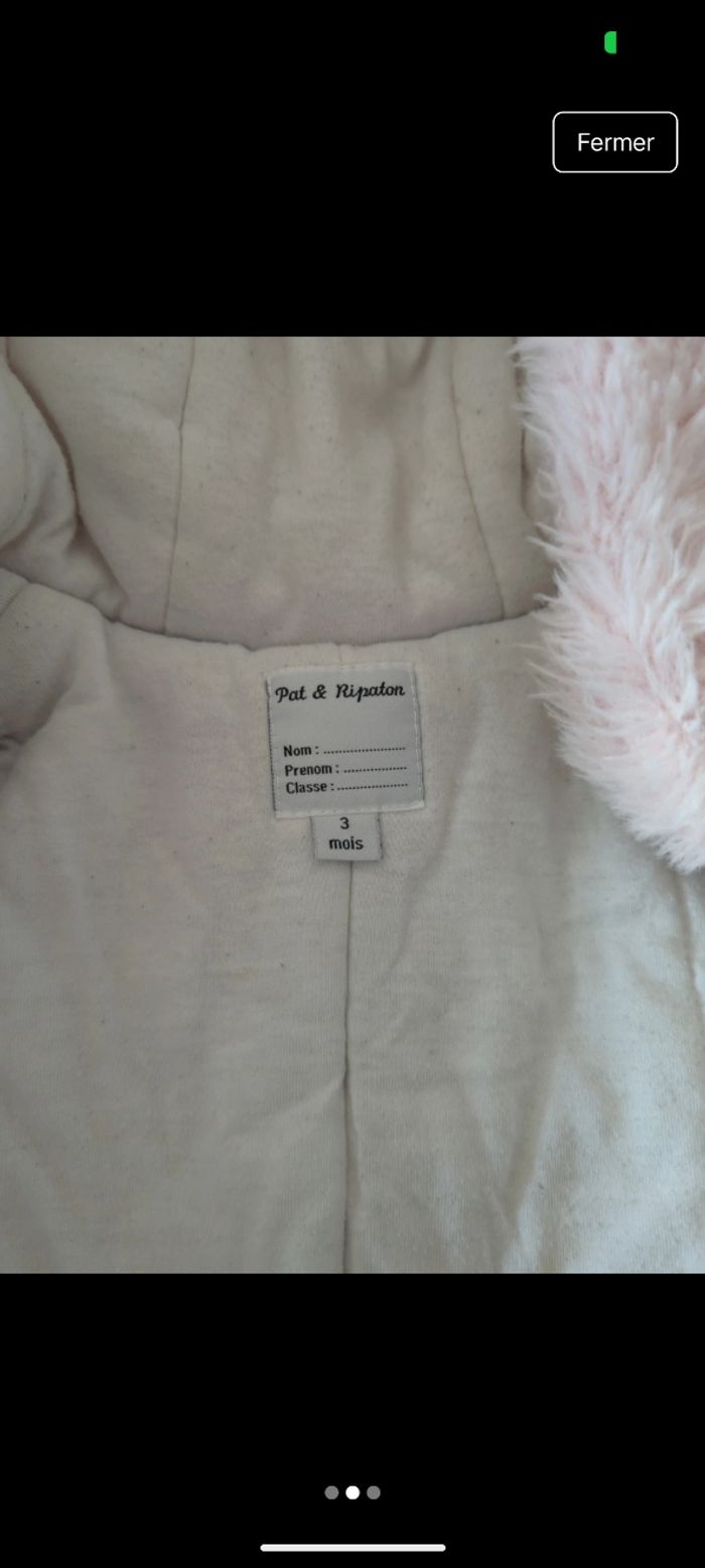Manteau bébé 3 mois - photo numéro 2