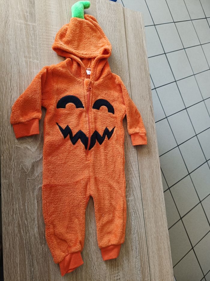 Pyjama combi citrouille