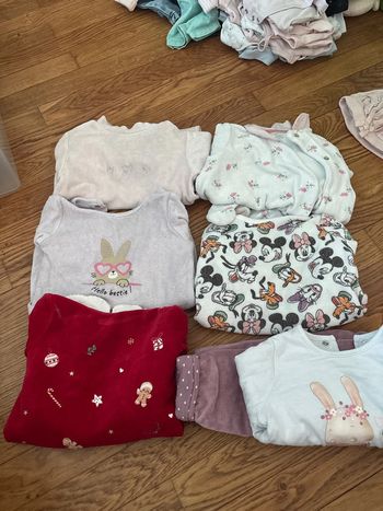 6 pyjamas manches longues 6 mois